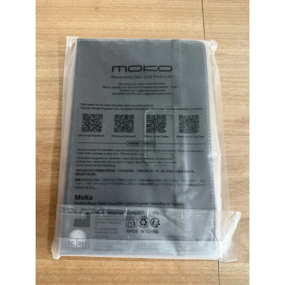 MoKo Case for Amazon Fire Max 11 2023 13th Gen Black Folio Stand Auto Wake NEW